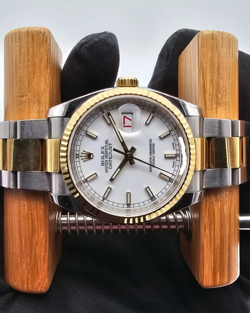 Rolex Datejust 36 Stahl/Gold Roulette Date Ref. 116233 Full Set