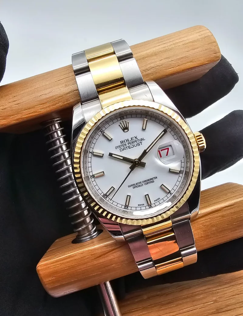 Rolex Datejust 36 Stahl/Gold Roulette Date Ref. 116233 Full Set