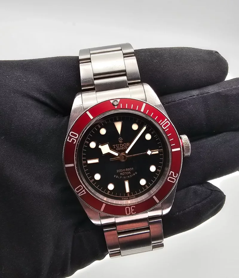 Tudor Black Bay red Smiley Ref. 79220R Full Set LC100