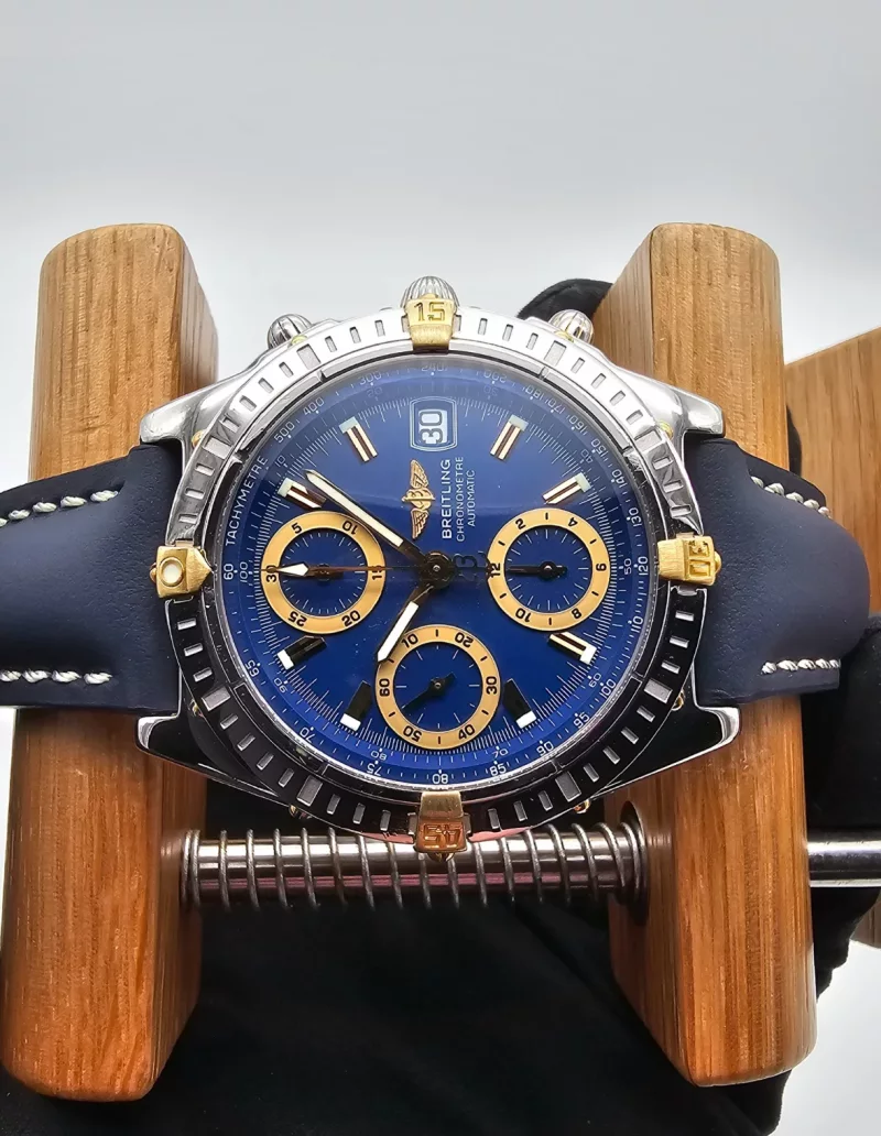 Breitling Chronomat GT blue 18k Stahl/Gold 39mm -very rare-
