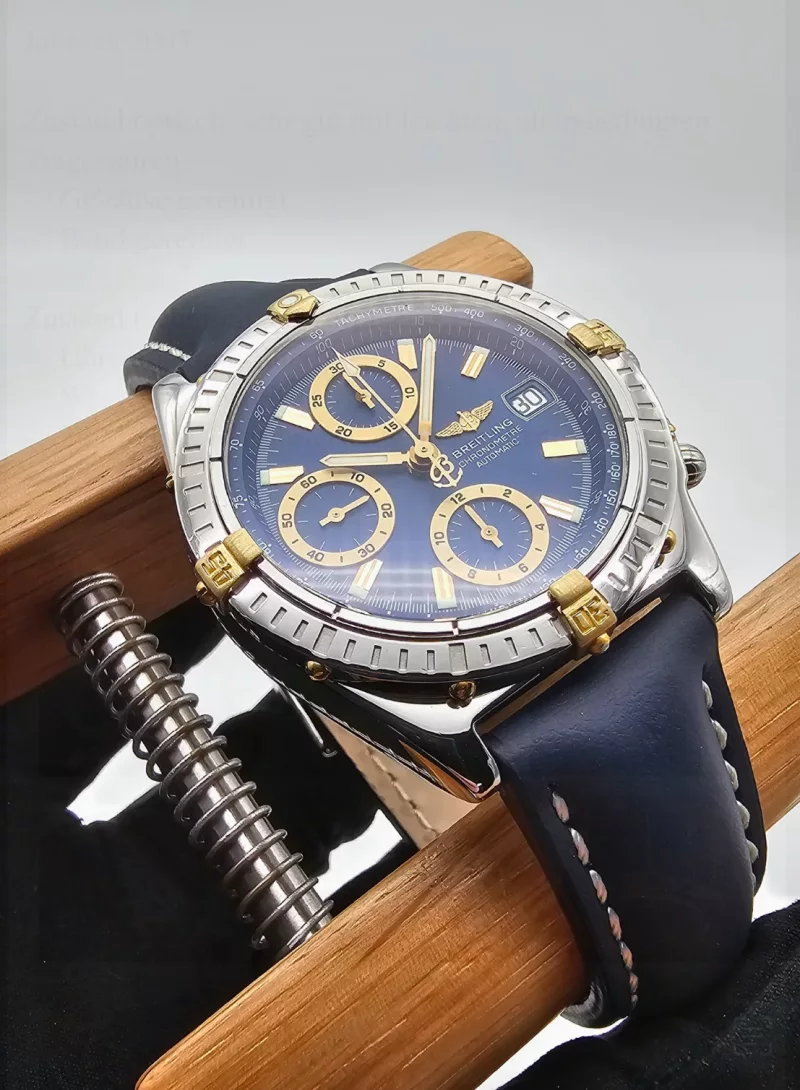 Breitling Chronomat GT blue 18k Stahl/Gold 39mm -very rare-