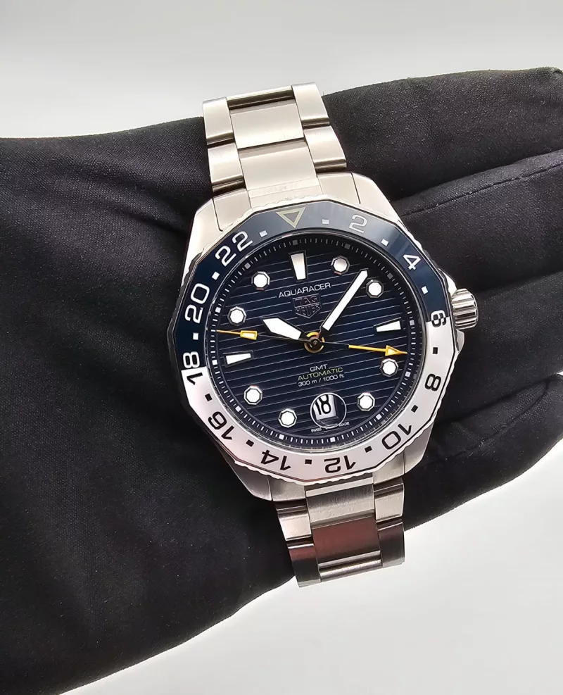 TAG Heuer Aquaracer GMT 300m blue Dial Full Set 2024