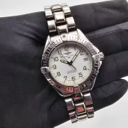 Breitling Colt Automatik 38mm white Dial Ref. A17035 Full Set