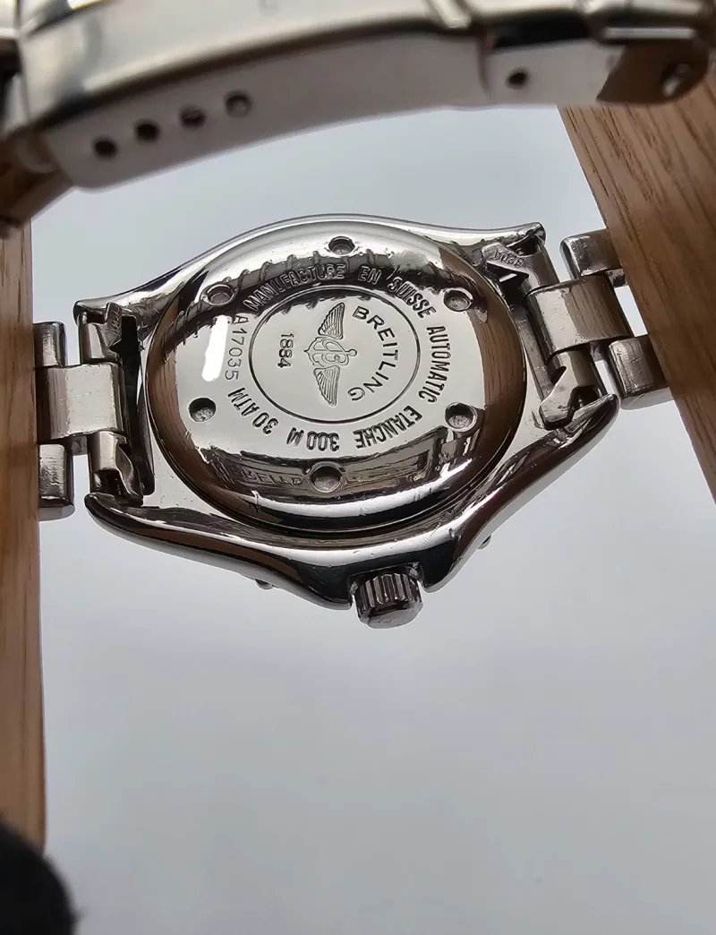 Breitling Colt Automatik 38mm white Dial Ref. A17035 Full Set