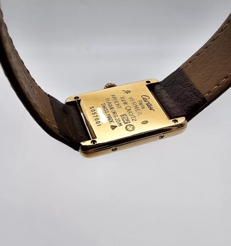 Cartier Tank Vermeil Ref. 5057001 Double Colonne -very rare-