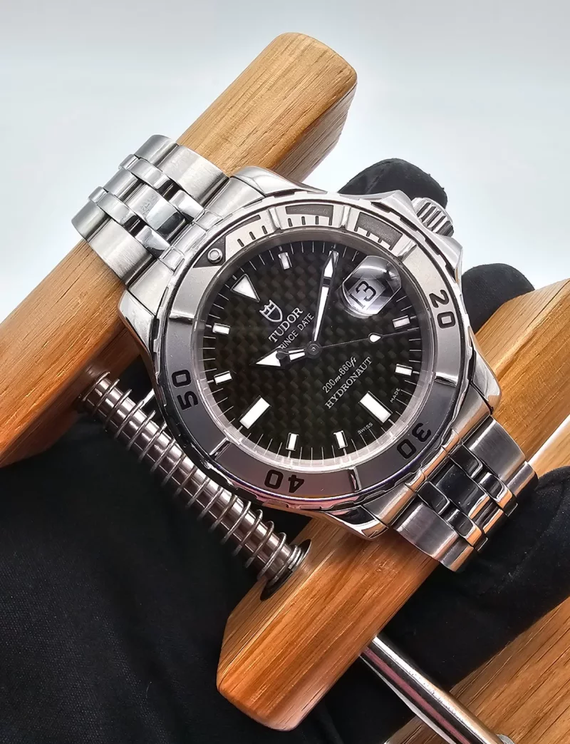 Tudor Prince Date Hydronaut Carbon Dial 40mm -very rare-