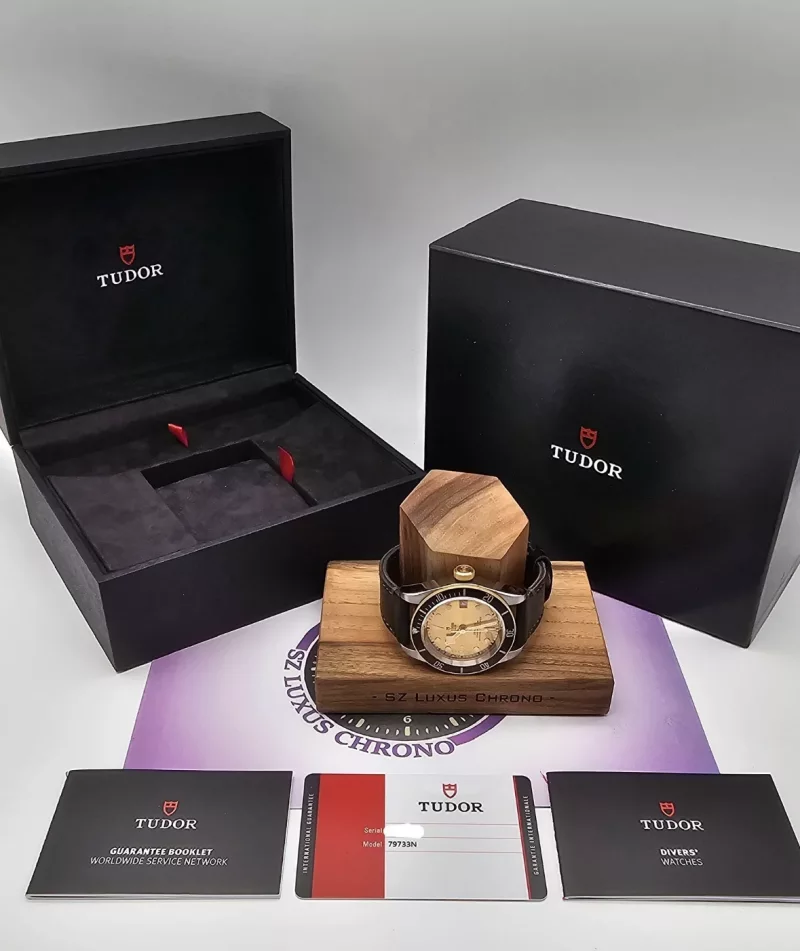 Tudor Black Bay S&G 41mm Stahl/Gold Ref. 79733N Full Set LC100