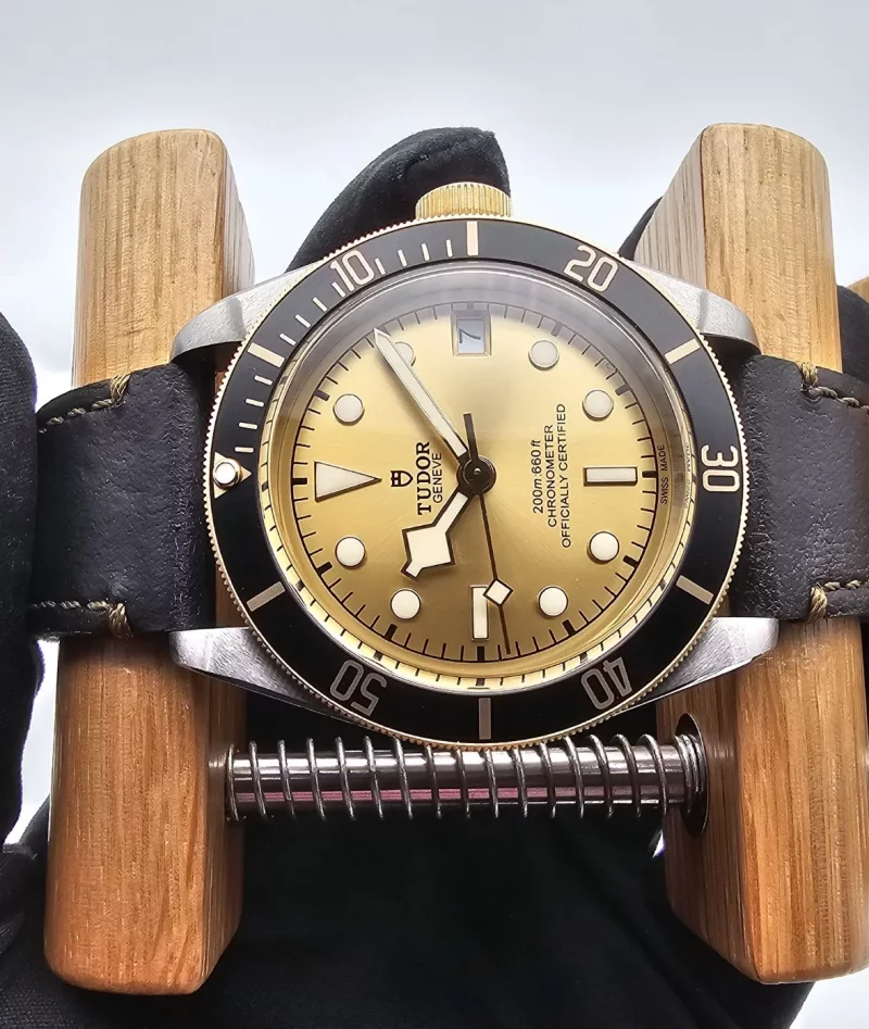 Tudor Black Bay S&G 41mm Stahl/Gold Ref. 79733N Full Set LC100