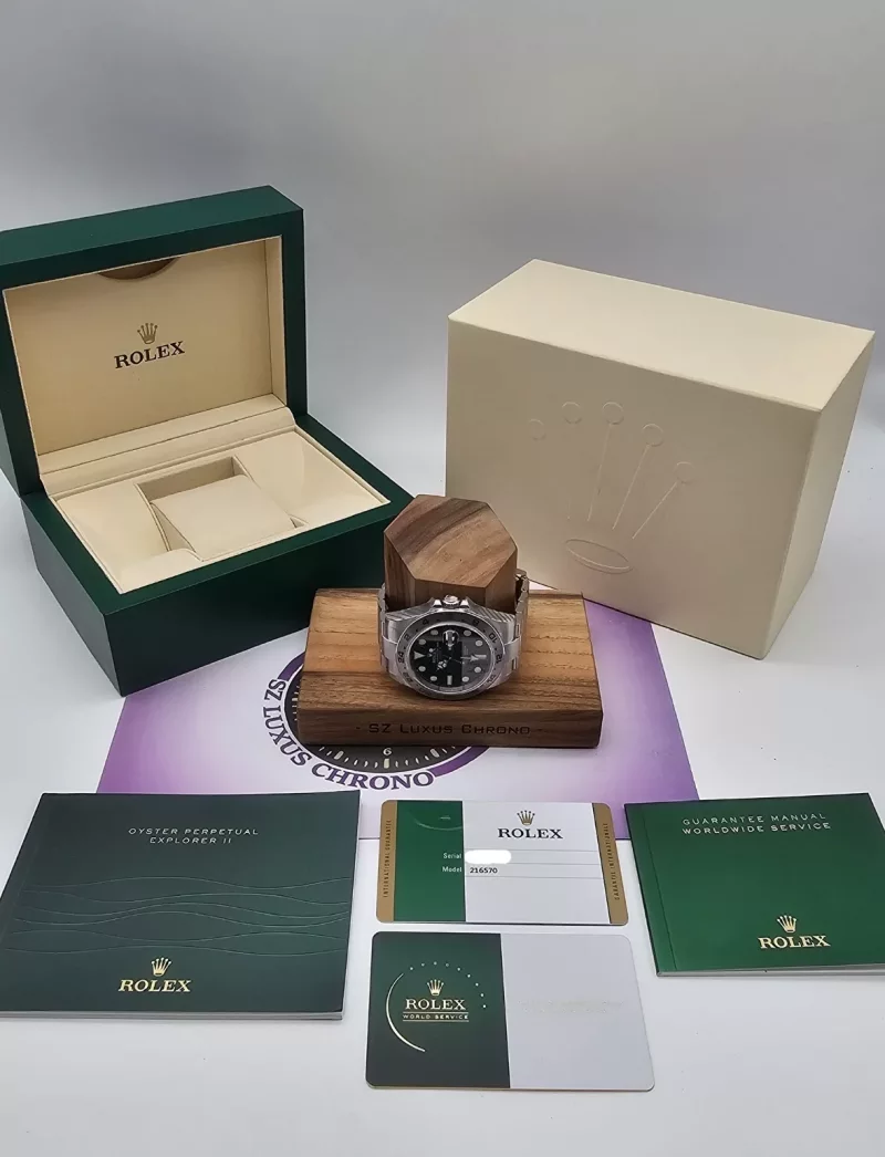 Rolex Explorer II 42mm Full Set + Revision 2026 -stickered-