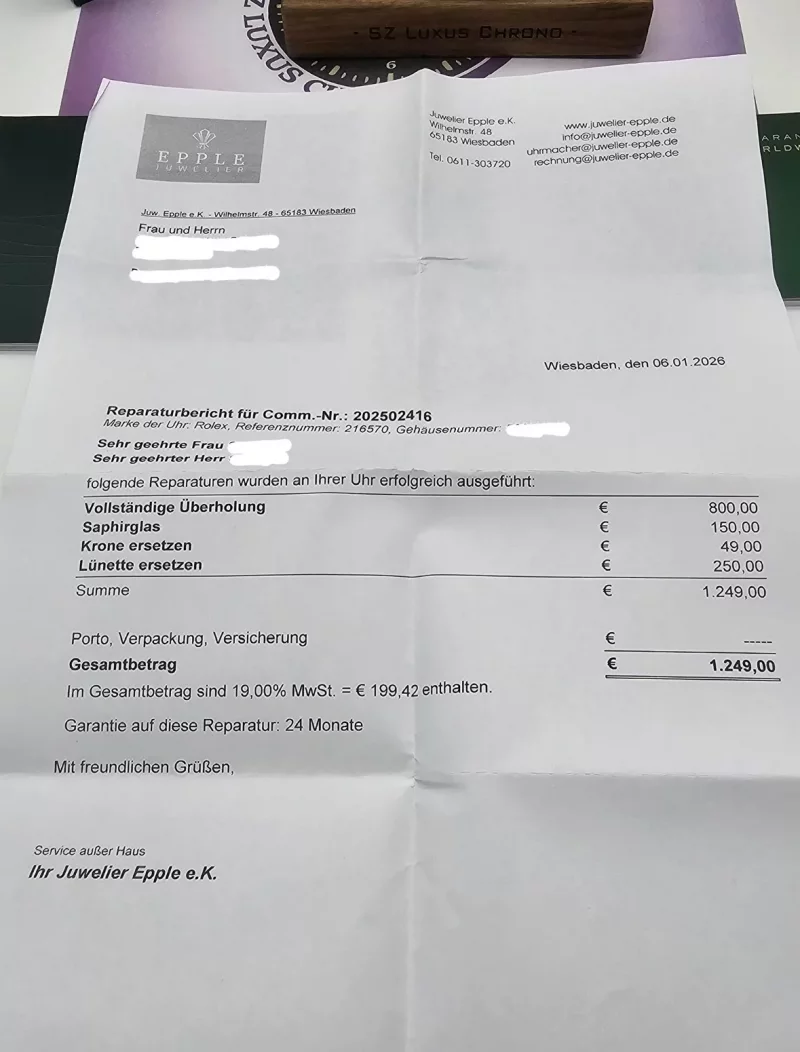 Rolex Explorer II 42mm Full Set + Revision 2026 -stickered-