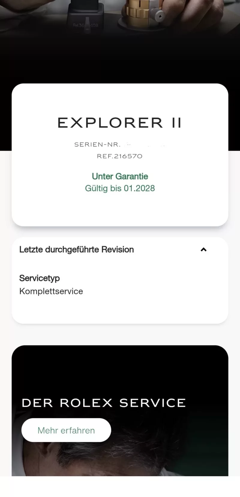 Rolex Explorer II 42mm Full Set + Revision 2026 -stickered-