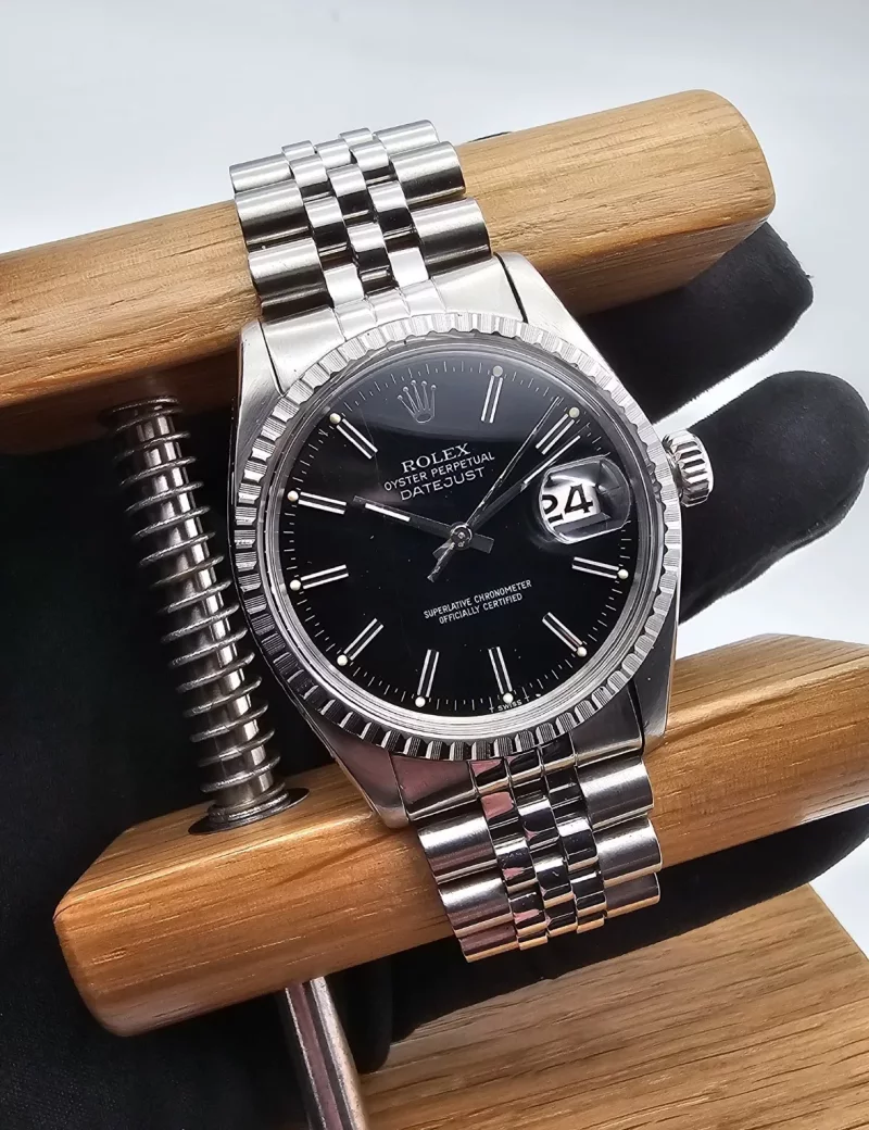 Rolex Datejust 36mm Ref. 16030 black Dial Jubilee Full Set