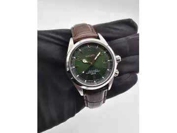 Seiko Alpinist 38mm green Dial Automatik Full Set