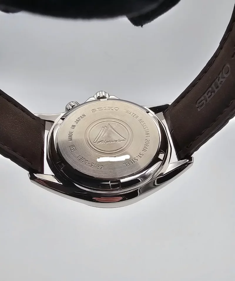 Seiko Alpinist 38mm green Dial Automatik Full Set